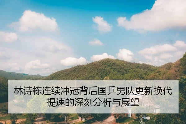 林诗栋连续冲冠背后国乒男队更新换代提速的深刻分析与展望